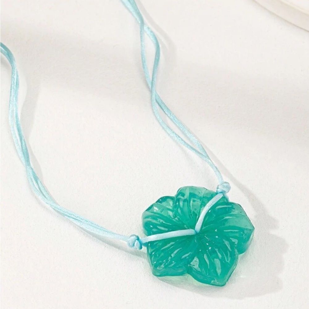 Bohemian flower necklace N460